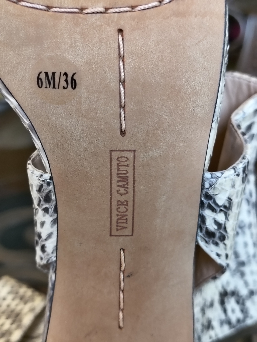 Vince Camuto Python Heels - Picture 6 of 8
